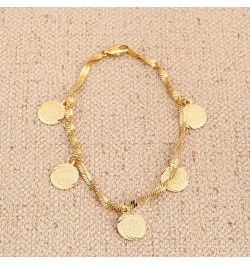 Trendy Money Coin Bracelet Gold Color Muslim Religious Coins Bracelet Jewelry For Women Men Girls $13.07 - Muslim Fashion Clo...