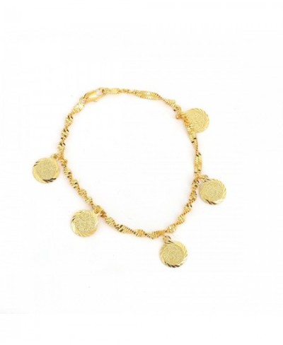 Trendy Money Coin Bracelet Gold Color Muslim Religious Coins Bracelet Jewelry For Women Men Girls $13.07 - Muslim Fashion Clo...