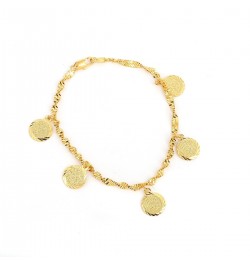 Trendy Money Coin Bracelet Gold Color Muslim Religious Coins Bracelet Jewelry For Women Men Girls $13.07 - Muslim Fashion Clo...