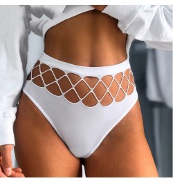 Women's Underwear Panties Sexy Seamless High Elastic Mesh Thong Hip Waist Large Size Breathable Comfortable Fashion Lingerie ...