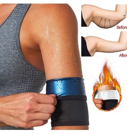 Sauna Arm Trimmer for Women Sweat Arm Sauna Polymer Arm Sweat Bands Slimmer Heat Trapping Arm Sauna Sleeves Wraps Lose Arm Fa...