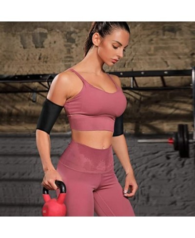 Sauna Arm Trimmer for Women Sweat Arm Sauna Polymer Arm Sweat Bands Slimmer Heat Trapping Arm Sauna Sleeves Wraps Lose Arm Fa...