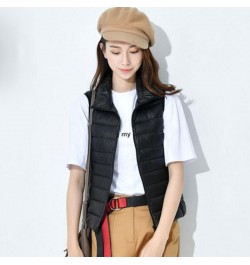 Winter Ultra Light Duck Down Jacket Women Vest Spring Coat Short Puffer Jacket Tank Waistcoat ED231 $36.41 - Jackets & Coats