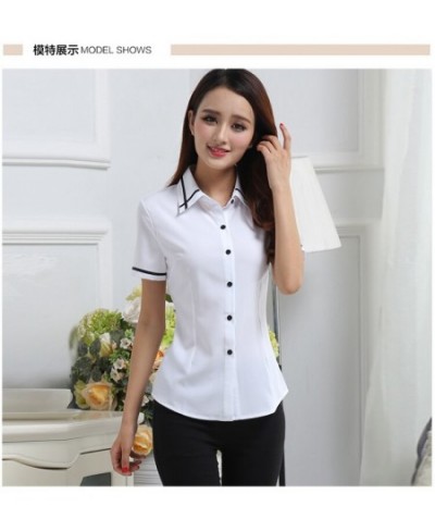 2023 Spring Summer mujer Polo Shirt Women Female long Sleeve Lapel White feminina Casual Shirts Lady Polo femme Brand Clothin...