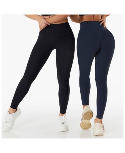 New Ribbed Seamless Yoga Pants High Waist Gym Leggings Sport Women Fitness Female Legging Tummy Control Running Tights $27.73...