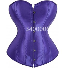 Women Corsets Bustiers Overbust Tops Satin Sexy Costume Corset Corselet Brocade Vintage Style Bridal Korsett Plus Size $28.17...