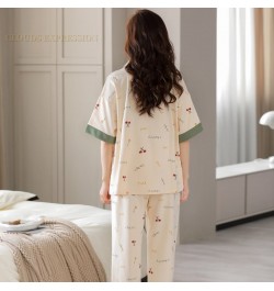 Elegant Lady Pajama Young Women's Pajama Sets Pyjamas Femme Lapel Sleepwear Female Loungewear Pijama Mujer Homewear $40.40 - ...