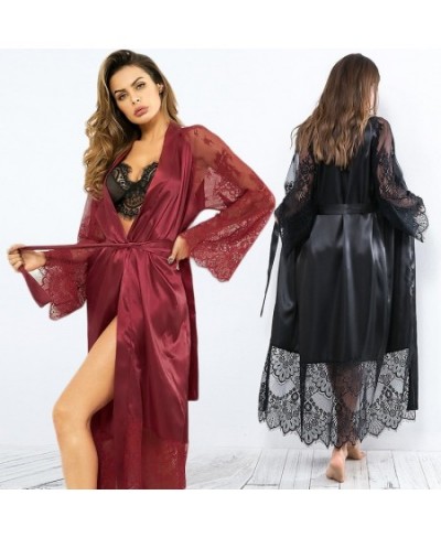 Women's Satin Wedding Kimono Bride Robe.Sleepwear Bridesmaid Robes Pajamas Bathrobe Nightgown Spa Bridal Robes Dressing Gown ...