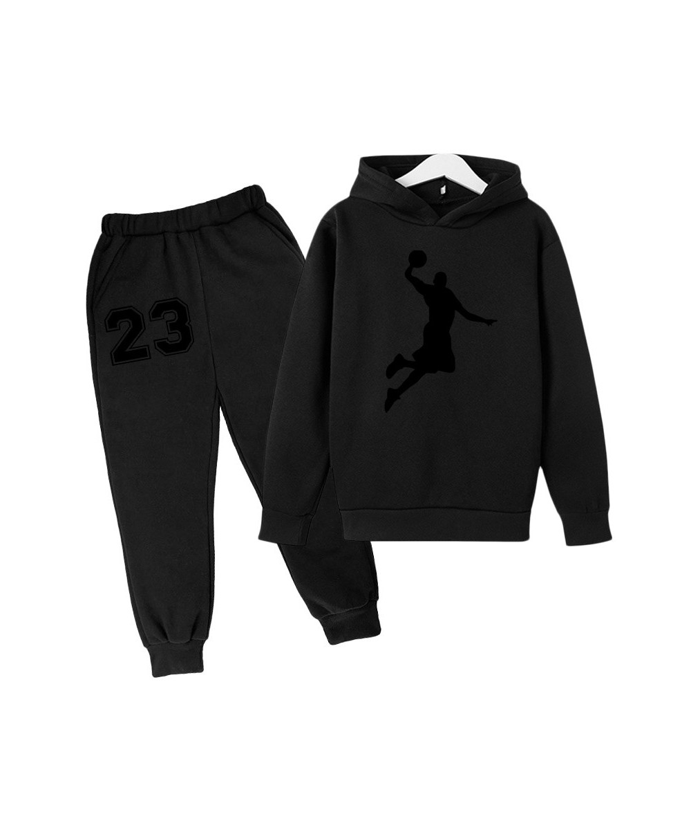 Basketball Hoodie Sports Hoodie Set Spring Autumn Children Hoodie+Pants 2-Piece Set Teen Cute 4-14Y Boys Kids Girls Hoodie $3...