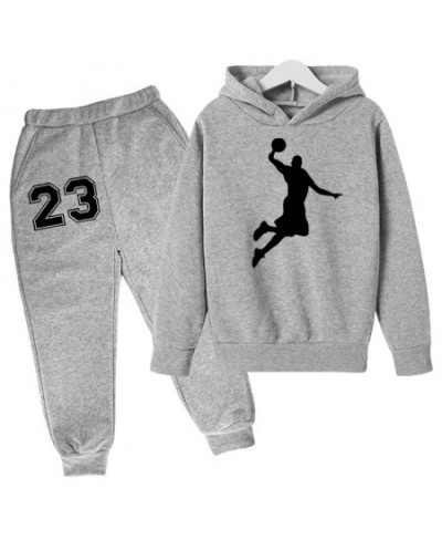 Basketball Hoodie Sports Hoodie Set Spring Autumn Children Hoodie+Pants 2-Piece Set Teen Cute 4-14Y Boys Kids Girls Hoodie $3...