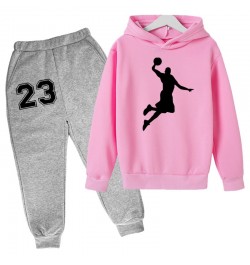 Basketball Hoodie Sports Hoodie Set Spring Autumn Children Hoodie+Pants 2-Piece Set Teen Cute 4-14Y Boys Kids Girls Hoodie $3...