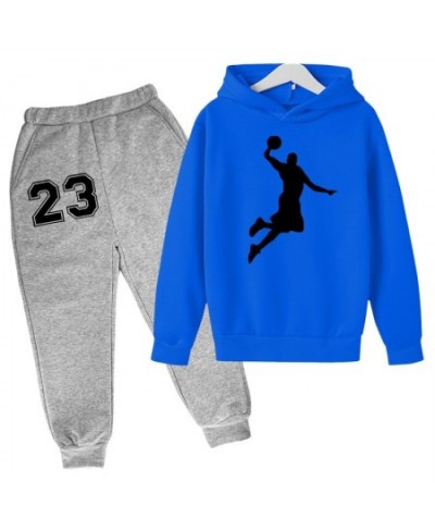 Basketball Hoodie Sports Hoodie Set Spring Autumn Children Hoodie+Pants 2-Piece Set Teen Cute 4-14Y Boys Kids Girls Hoodie $3...