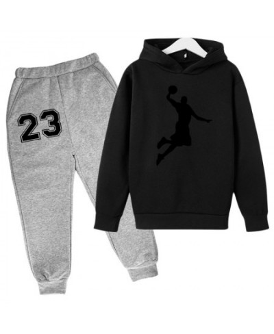 Basketball Hoodie Sports Hoodie Set Spring Autumn Children Hoodie+Pants 2-Piece Set Teen Cute 4-14Y Boys Kids Girls Hoodie $3...