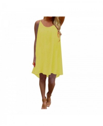 Solid color sleeveless cut out drawstring women's dress drawstring top Beach Resort women's dress платье летнее 2023 $25.16 -...