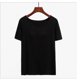 New Modal Home Clothes Sleep Tops Short Sleeve Summer Things For Women Sleeping Wear Lingerie Feminina Sleepwear $26.77 - Sle...
