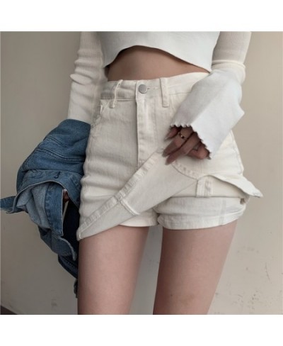 Skirts Women Fashion Solid Design Denim High Waist Students Minimalist Ulzzang Comfort Daily Basic Teens Vintage Elegant Cozy...