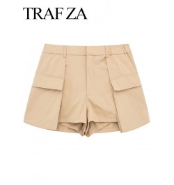 2023 High Waist Mini Skirt Women Fashion with Belt Short Culotte Skirts Women Solid Cargo Mini Short Skirt $40.07 - Skirts