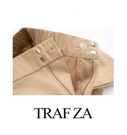 2023 High Waist Mini Skirt Women Fashion with Belt Short Culotte Skirts Women Solid Cargo Mini Short Skirt $40.07 - Skirts