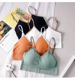 Women Crop Top Female Bandeau Bra Push Up Tube Top Lingerie Sexy Seamless Underwear Streetwear Cropped Camis Sport Tee Tank T...