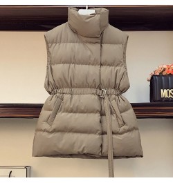 Winter Autumn Warm Down Vest Women 2022 Loose Ultra Light 90% White Duck Down Gilet Female Puffer Waistcoat Sleeveless $51.25...