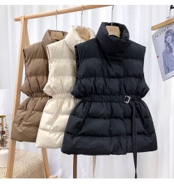 Winter Autumn Warm Down Vest Women 2022 Loose Ultra Light 90% White Duck Down Gilet Female Puffer Waistcoat Sleeveless $51.25...