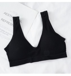 Women Sports Tank Top Sexy Bra Tube Tops Deep V Women's Camis Seamless Crop Underwear Bralette Sleeveless Female Camisole $14...