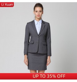 Spring Autumn Formal Ladies Blazer Women Business Suits with Sets Work Wear Office Uniform 2-piece Large Size Pants Jacket Se...