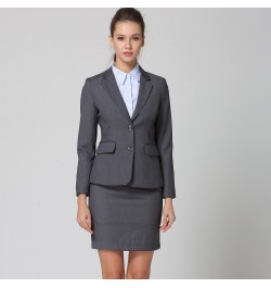 Spring Autumn Formal Ladies Blazer Women Business Suits with Sets Work Wear Office Uniform 2-piece Large Size Pants Jacket Se...