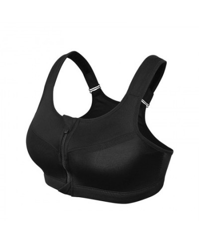 Women Padded Seamless Sport Bra Front Zip Gym Fitness Workout Running Vest New $21.77 - Underwear