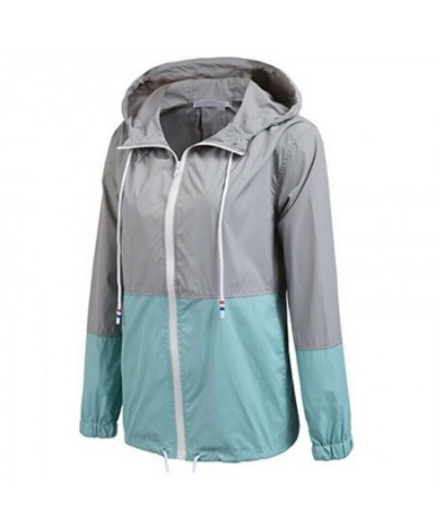 Women Autumn Trench Waterproof Raincoat Outdoor Rain Windbreaker Long Sleeve Lady Outwears Casual Top Female Streetwear $29.0...