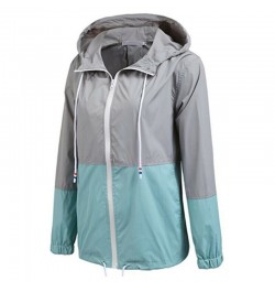 Women Autumn Trench Waterproof Raincoat Outdoor Rain Windbreaker Long Sleeve Lady Outwears Casual Top Female Streetwear $29.0...