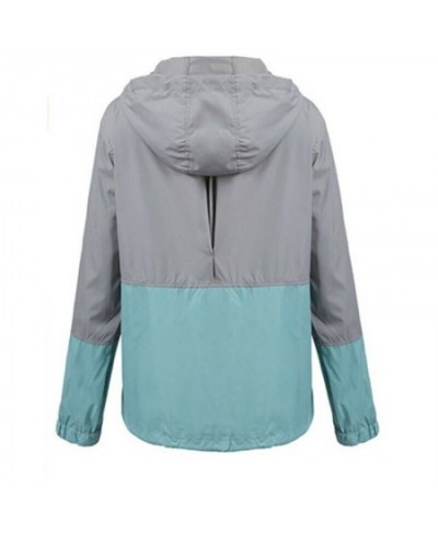 Women Autumn Trench Waterproof Raincoat Outdoor Rain Windbreaker Long Sleeve Lady Outwears Casual Top Female Streetwear $29.0...