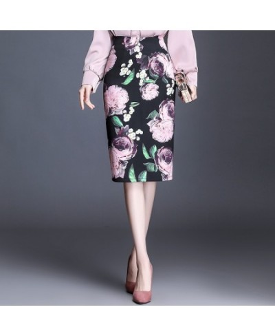 Women Vintage Skirt New Chinese Style Simple Slim High Waist Pack Hip Female Skirt $46.35 - Skirts