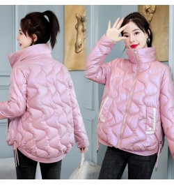 2022 Women Winter Jacket Coats Thick Down Cotton Padded Overcoat Female Parka Korean Glossy Short Coat Woman Windbreaker $47....