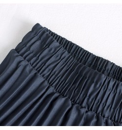 Skirts Womens 2023 Fashion Mid Calf Asymmetrical Skirt Women Clothing Elastic High Waist A Line Casual Pleated Skirt $40.56 -...