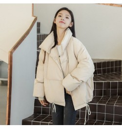 Oversized Winter Jacket Women Harajuku Warm Cotton-Padded Parkas Women Solid Casual Korean Down Cotton Jackets Female Outerwe...