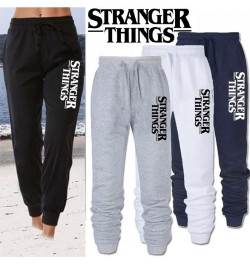 Fashion Stranger Things Printed Outdoor Running Sweatpants Women Loose Long Pants Desigh Drawstring Casual Gyms Sport Trouser...