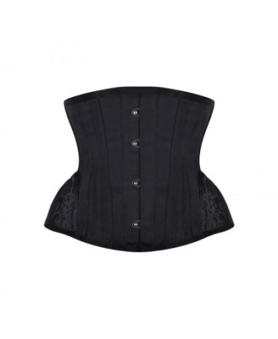 Underbust Steampunk Corset Waist Control Gothic Corsets Cincher with Curved Hem Bustiers Embroidery Short Waist Trainer $49.1...