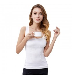 SH-0036 Women's Body Shaping Cami Muscles Postpartum Abdominal Tight Corset Base Vest Breast Pad Slim Camisole $18.70 - Under...