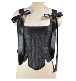 New Sexy Women Tube Tops Cropped Tank Cute Solid Color Bow Tie Strap Bustier Sleeveless Criss Cross Lace-Up Corset Vest $102....