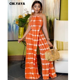 2022 Summer Tie Dye Women's Set for Elegant Beach Irregular Crop Tops Wide Leg Straight Pants Matching Two 2 Piece Set $43.11...