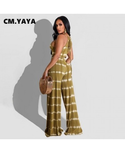 2022 Summer Tie Dye Women's Set for Elegant Beach Irregular Crop Tops Wide Leg Straight Pants Matching Two 2 Piece Set $43.11...