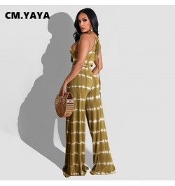 2022 Summer Tie Dye Women's Set for Elegant Beach Irregular Crop Tops Wide Leg Straight Pants Matching Two 2 Piece Set $43.11...