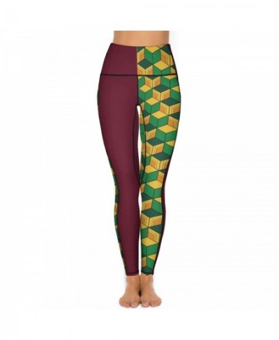 Giyu Tomioka Leggings Sexy Anime Demon Slayer Kimetsu No Yaiba Running Yoga Pants Push Up Sports Tights Pockets Design Leggin...