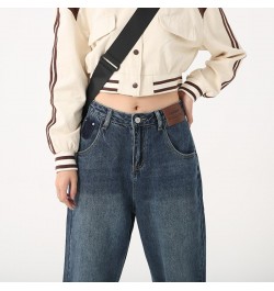 Baggy Jeans Women Fall High Waist Loose Harem Pants Patchwork Denim Trousers Female Streetwear Spring Jeans 526 $49.84 - Jeans