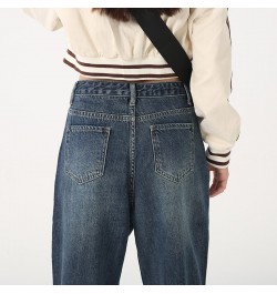 Baggy Jeans Women Fall High Waist Loose Harem Pants Patchwork Denim Trousers Female Streetwear Spring Jeans 526 $49.84 - Jeans