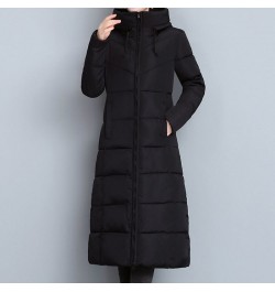 Down Cotton Coat Womens 2022 Winter Plus Size Long Padded Jacket Mother's Clothing Temperament Fashion Slim All-match Parkas ...