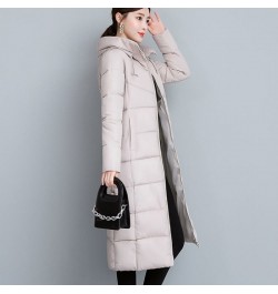 Down Cotton Coat Womens 2022 Winter Plus Size Long Padded Jacket Mother's Clothing Temperament Fashion Slim All-match Parkas ...