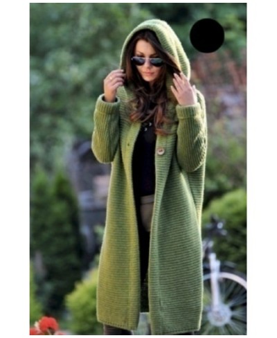 Womens Long Sweater Open Front Drape Lightweight Duster High Low Hem Maxi Long Sleeve Thick Cardigan ouc559 $45.81 - Sweaters