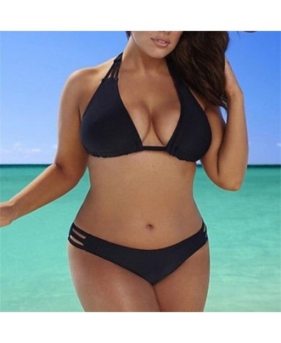 High Waist Swimsuit 2023 Sexy Bikinis Women Swimwear High Neck Bikini Set Bathing Suits Swim Wear Biquini Plus Size 4XL $26.0...